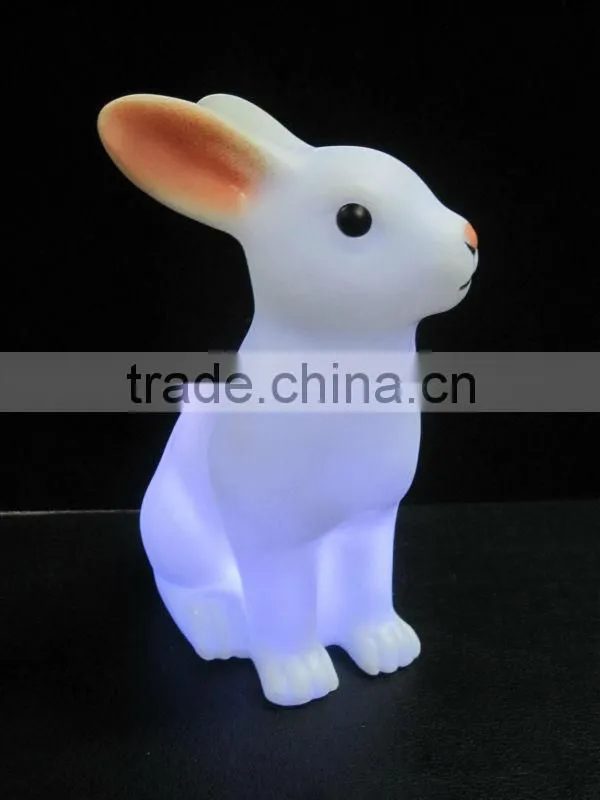 LED colorchanging rabbit candle light