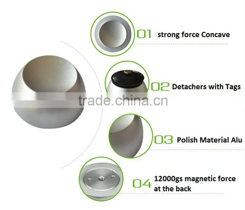 supermarket magentic detacher eas magnetic detacher with 12000 gs
