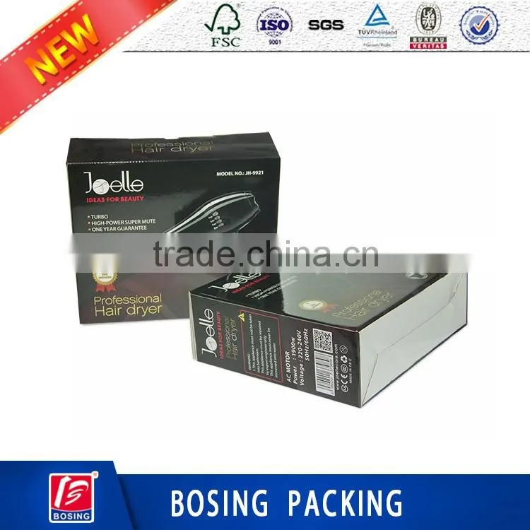 New Style Hair Dryer Packgaing Box For 2016 Wholesale