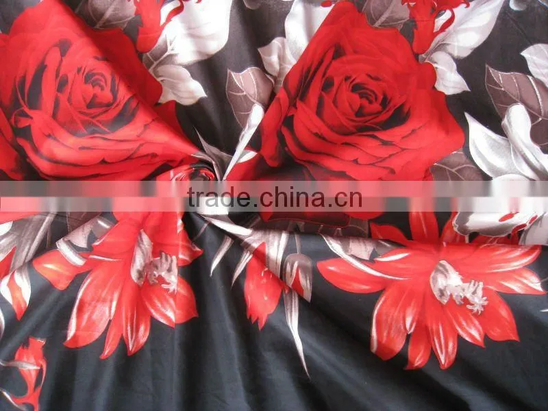 Brightly Polyester Fabric Disperse Printing for bedding Sets and cover