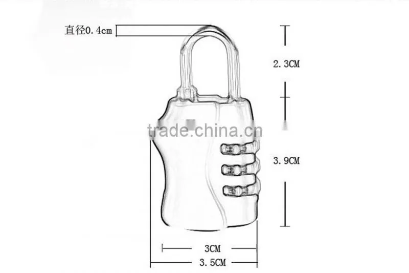 China supplier mini padlock