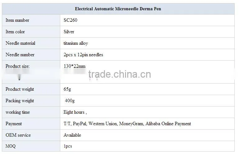 hot sale Manufacture Dr.pen A6 Wireless DermaPen with 2 battery