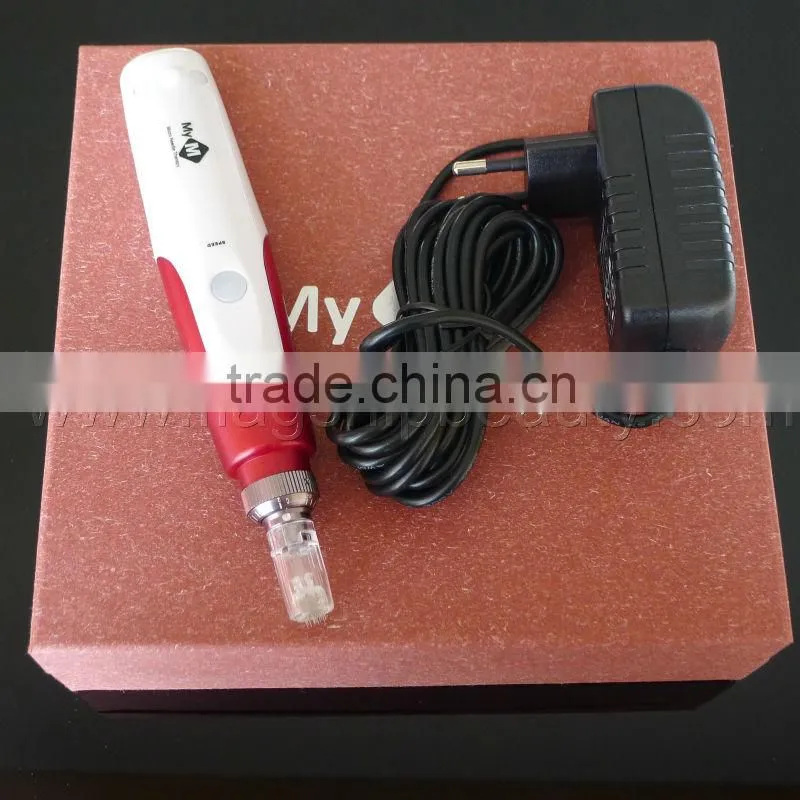 2014 vibration micro needle roller therapy microneedle derma pen