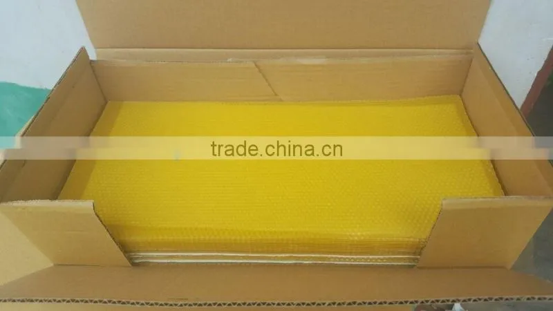 We are manufacturer in European markets for beeswax foundation sheet