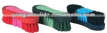 wooden horse grooming brush