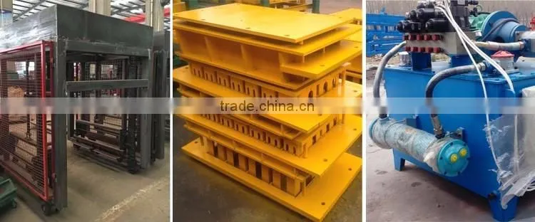 Hydraulic paving standard block brick making machine