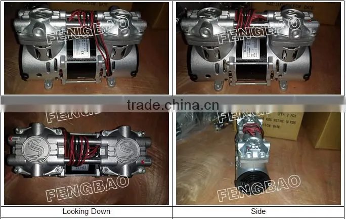 DC12V, 295W small vacuum pump oil-free medical vacuum pump