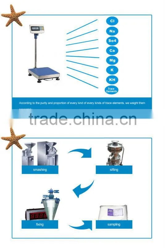 20KG/Carton Best Seller Aquaculture Shrimp Sea Salt(HZY021)