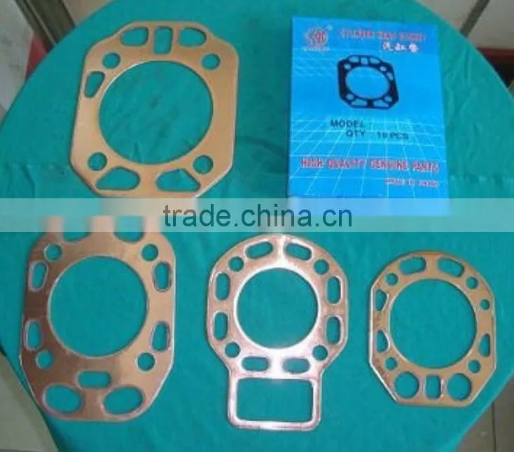YongTai agricultural machinery spare parts EM180 cylinder head gasket of diesel engine
