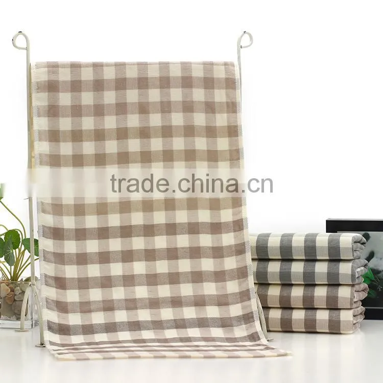 Cotton Samll Check Dobby Face Towel