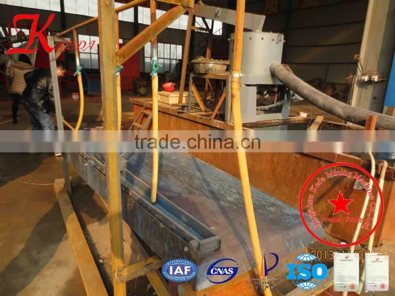 Portable Mobile Gold Shaking Table Concentrator/Gold Separating Machine