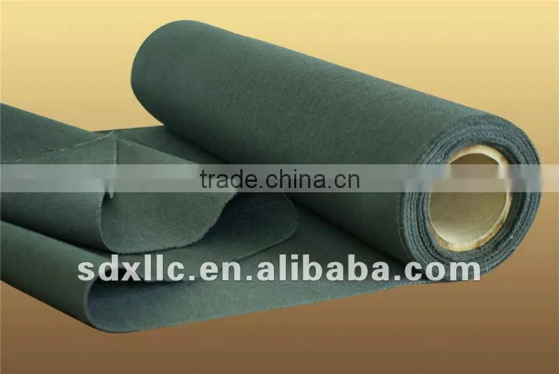 Fiberglass woven fabic coating with aluminum foil