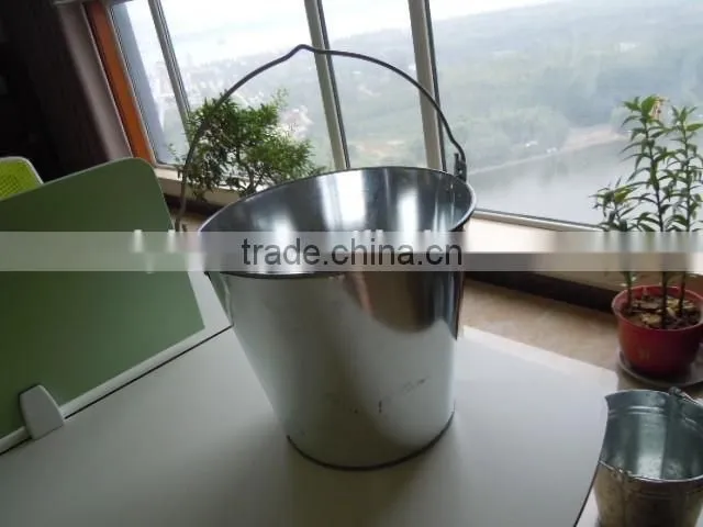 Pail in buckets,zinc bucket,iron bucket for home and garden use