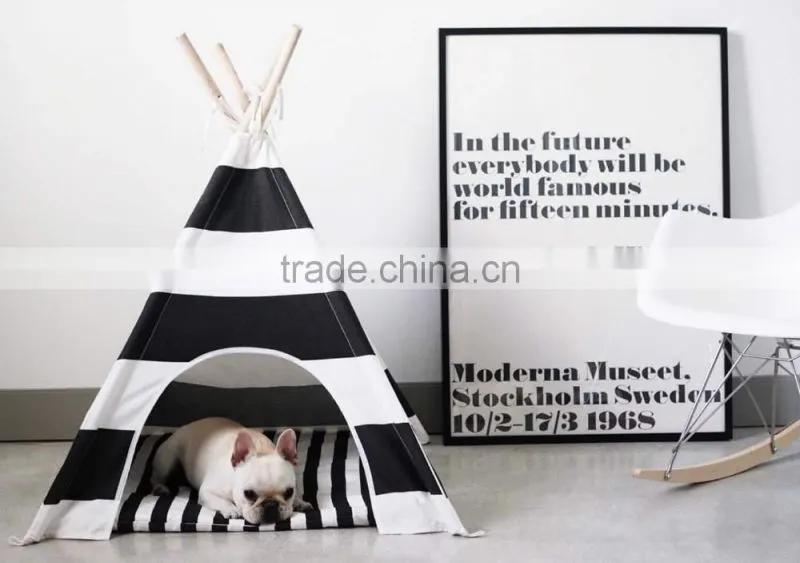 2016 Promotional dog teepee tent dog play room house bed wholesale