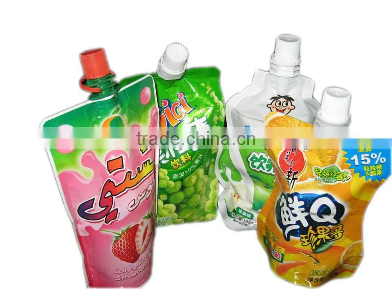 Automatic Juice Spout Pouch Filling Machine Mineral Water Premade Pouch Filling Sealing Machine