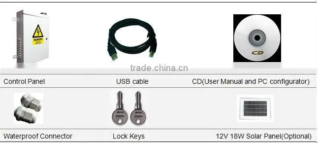 GSM/GPRS outdoor power failure gsm sms alarm with 2 Relay control (250VAC/10A)