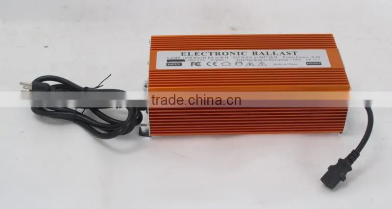 Hydroponic Indoor Growing Use Electronic Ballast 1000W With Fan