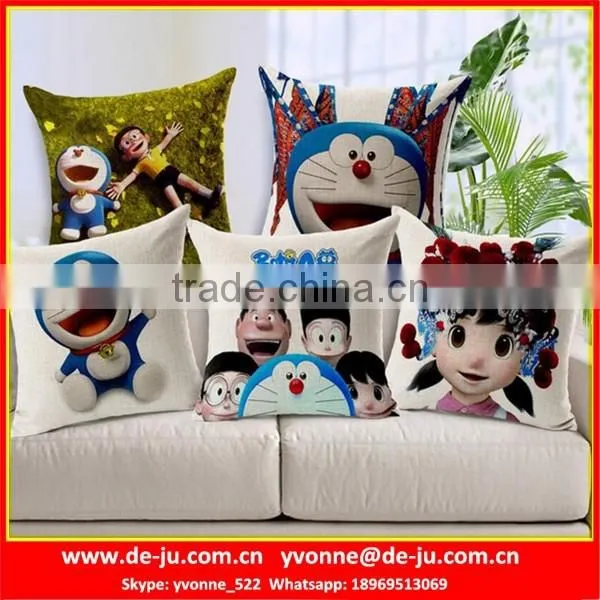 Triptych Flowers Handcrafted Cushion Cover