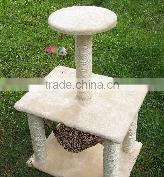 deluxe pet kitten tree tower climber scratcher furniture cat box cat house