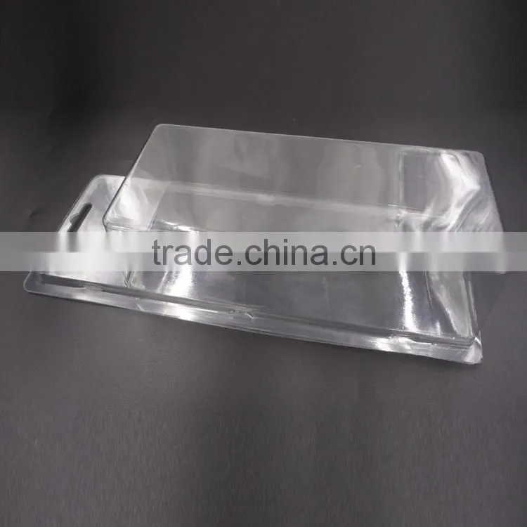 Custom PET Plastic Tri-fold Clamshell Blister Box Packaging
