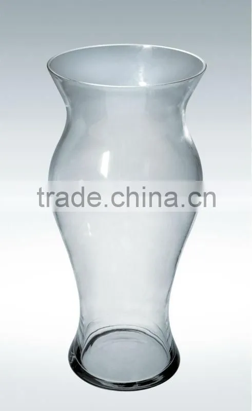 2014 HOT sale wholesale glass vases wholesale clear glass vases