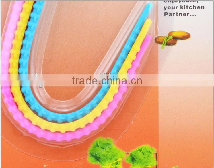 silicone reusable tie wrap