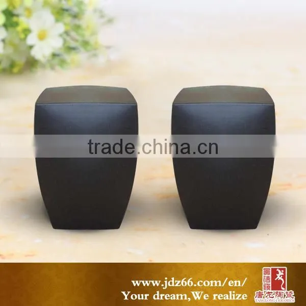 Different color ceramic glazed stool