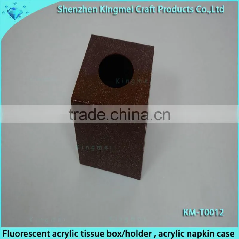 Fluorescent special acrylic square tissue box