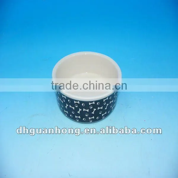 Ceramic dog bowl