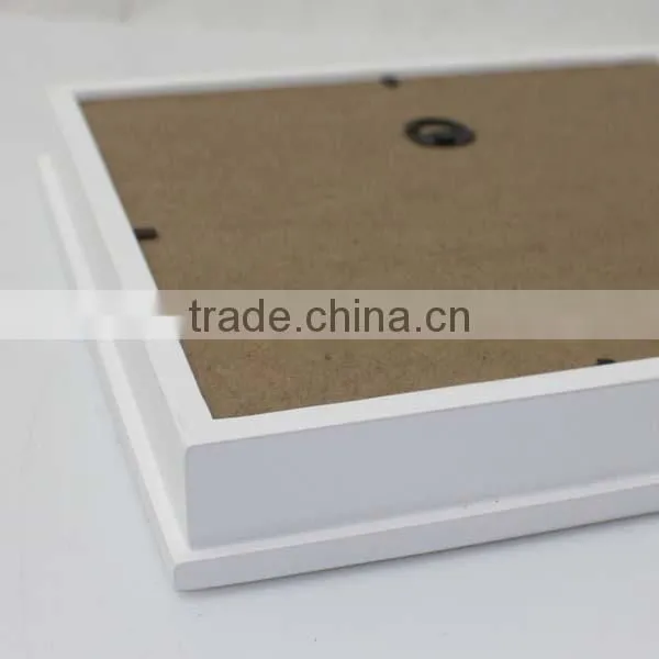 2016 new design wooden picture photo frame, top sale wooden picture photo frame W09A022