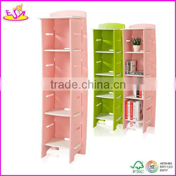 2014 New kids wooden Wall shelf, popular children wooden Wall shelf and hot sale colorful baby wooden Wall shelf W08C044