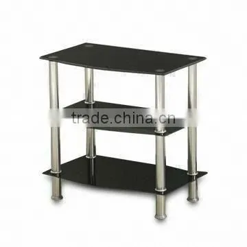 Glass small coffee side table