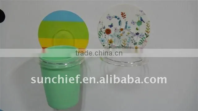 Sticky Acrylic Toilet Brush holder