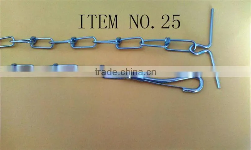 electrical galvanized different color pet chain