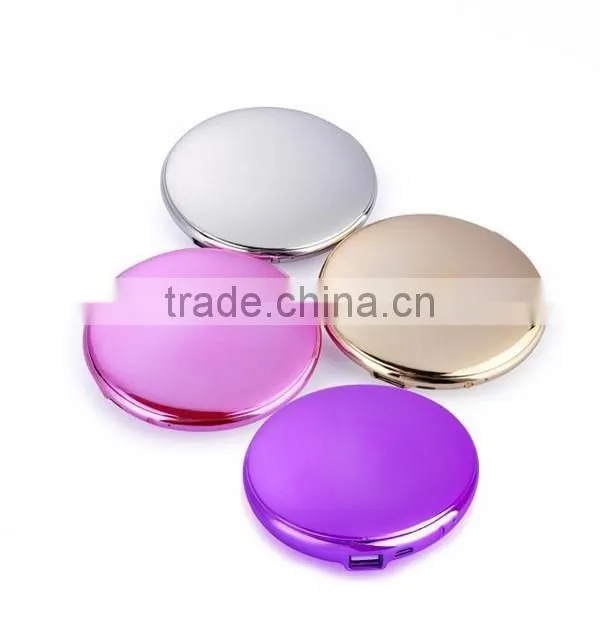 7000mAh Round Mirror Shape Portable Charger Power Bank