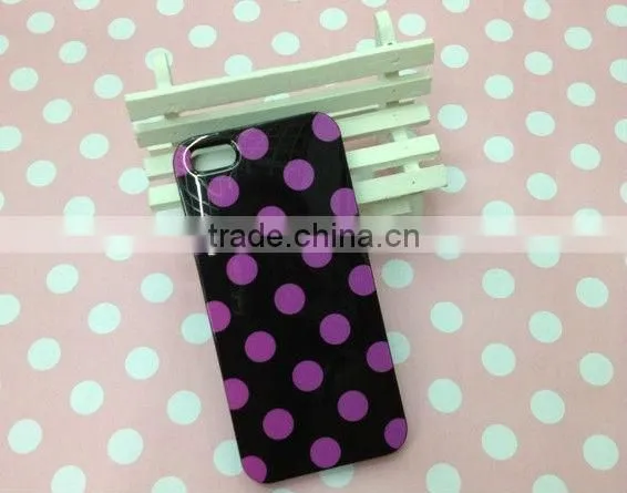 mobile phone cover case for i phone 5 for samsung dot