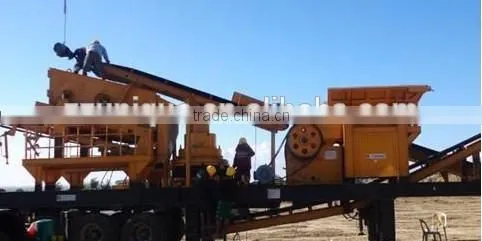 Hot Selling small integrated portable crusher plant 50tph