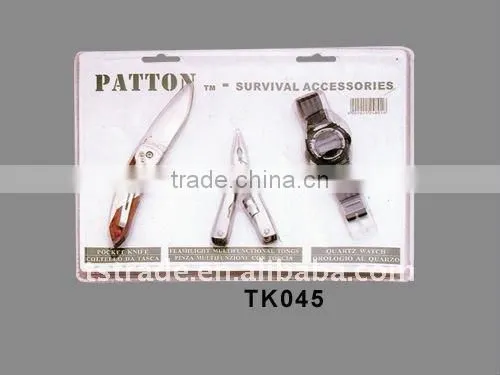 2014 Hardware multi function stainless steel plier hand tools with blister card TK046