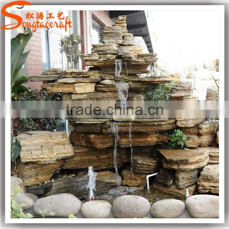 outdoor can be customized artificial waterfall fountain garden decorative landscape artificial waterfall fountain