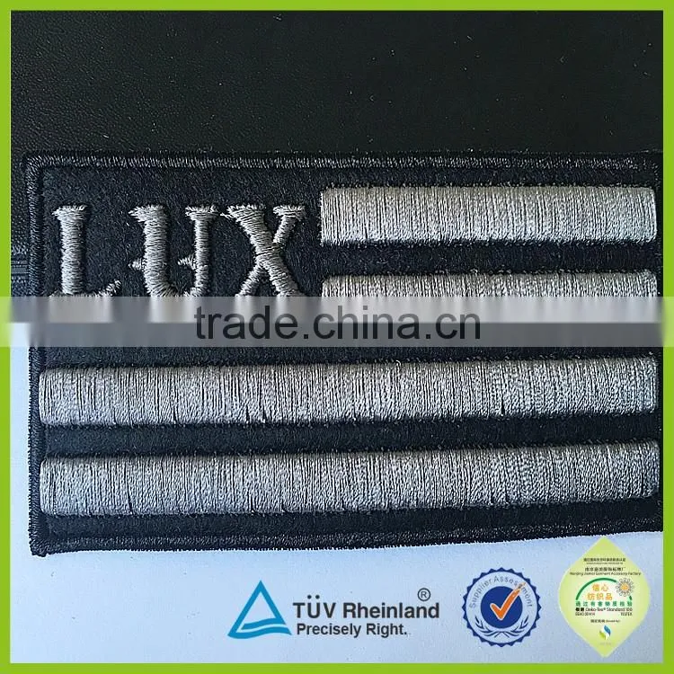 High quality embroidery national country us flag patch