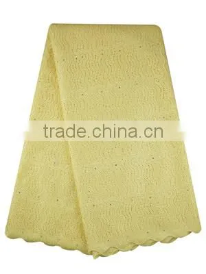 African Cotton Dry Lace Swiss Voile Lace Fabric Cotton Lace Tops Women SL0323