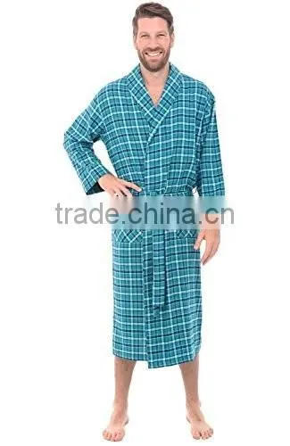 Custom brand 100% cotton pocket design bathrobe