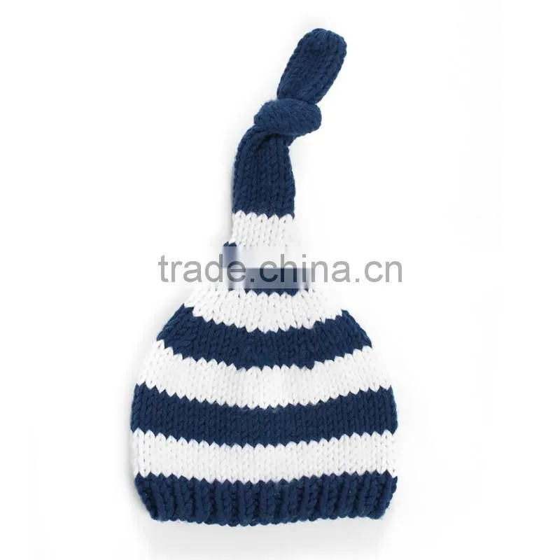 Newborn handmade crochet knitted hats baby photography LBP20160218-38