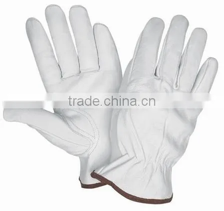 Long leather driving glove