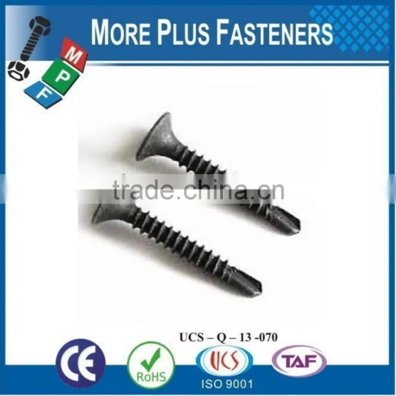 Made in Taiwan Philip Bugle or Trumpet Head Drywall Self Drilling Screw Thread Plasterboard Gypsum Board Self Drilling Screw