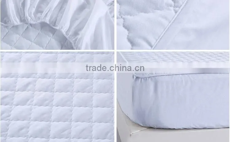 Chinese supplier crib solid color waterproof mattress protector for hotel/home