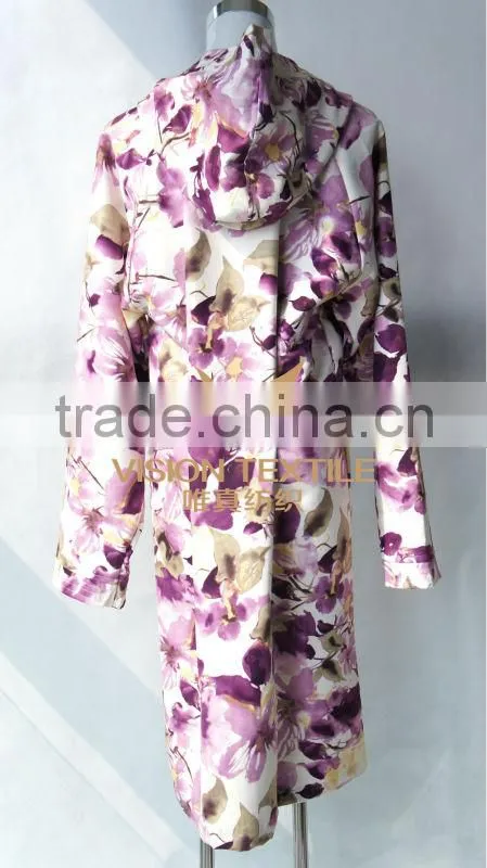 Microfiber Printed Bathrobe