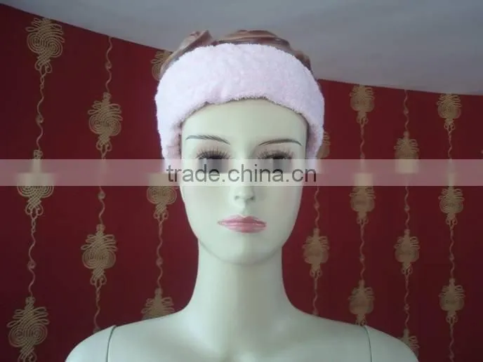 cotton terry plain hair band