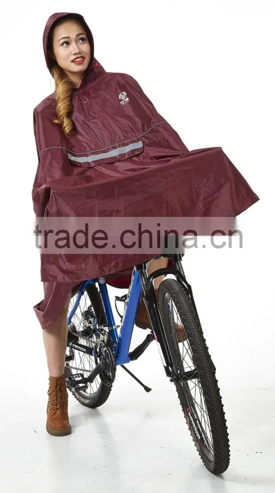 reusable rain poncho