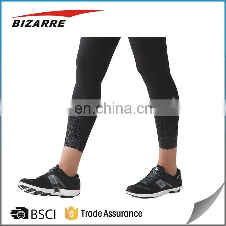 Women fashion poly/spandex dri fit mesh legging yoga pants